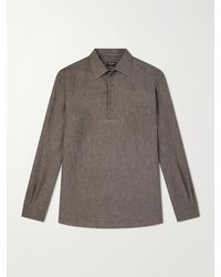 ZEGNA - Linen Shirt - Lyst