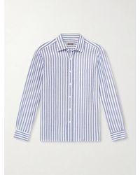 Rubinacci - Striped Linen Shirt - Lyst