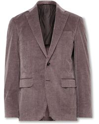 Canali - Kei Slim-Fit Cotton-Blend Corduroy Suit Jacket - Lyst