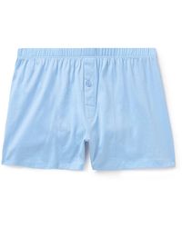 Hanro - Mercerised Cotton-jersey Boxer Shorts - Lyst