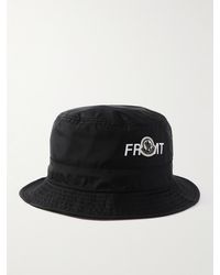 Moncler Genius - 7 Moncler Frgmt Hiroshi Fujiwara Logo-appliquéd Shell Bucket Hat - Lyst