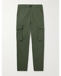Aspesi - Straight-leg Cotton-blend Cargo Trousers - Lyst