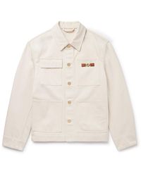 Versace - Embellished Denim Jacket - Lyst