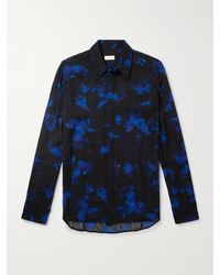 Dries Van Noten - Floral-Print Crepe Shirt - Lyst