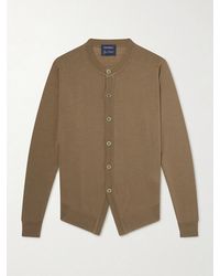 John Smedley - Bill Nighy Merino Wool Cardigan - Lyst