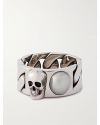 Alexander McQueen - Ring "Perla Skull" - Lyst