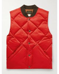 RRL - Quilted Padded Recycled-Nylon Gilet - Lyst