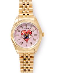 Timex - Jacquie Aiche 36mm Gold-tone Watch - Lyst