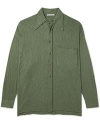 Acne Studios - Oversized Cotton And Modal-Blend Lace Shirt - Lyst
