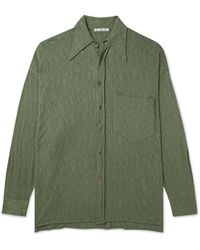 Acne Studios - Oversized Cotton And Modal-blend Lace Shirt - Lyst