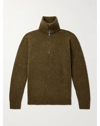 Barena - Alpaca-Blend Half-Zip Sweater - Lyst