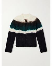 Sacai - Chusen-Dyed Wool-Blend Cardigan - Lyst