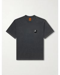 Nudie Jeans - Koffe Knock-topus Printed Organic Cotton-jersey T-shirt - Lyst