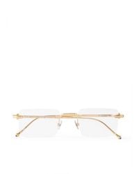 Cartier - Pasha Square-frame Gold-tone Glasses - Lyst