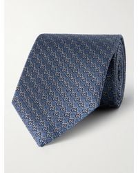 Gucci - 7Cm Logo-Jacquard Silk Tie - Lyst