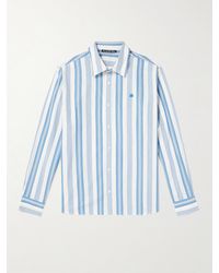 Acne Studios - Sarlie Striped Cotton-poplin Shirt - Lyst