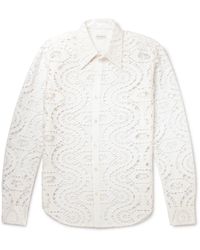 Dries Van Noten - Guipure Cotton-blend Lace Shirt - Lyst