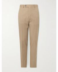 Incotex - Venezia 1951 Tapered Cotton And Virgin Wool-Blend Twill Trousers - Lyst