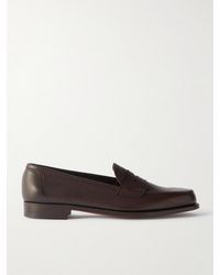 Edward Green - Pimlico Full-Grain Leather Penny Loafers - Lyst