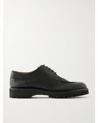 John Lobb - Land Full-Grain Leather Derby Shoes - Lyst