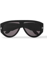 Tom Ford - Bronson Aviator-Style Acetate Sunglasses - Lyst