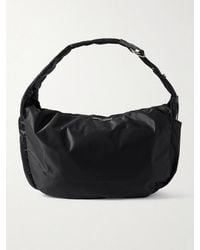master-piece - Ark Leather-Trimmed Nylon Shoulder Bag - Lyst