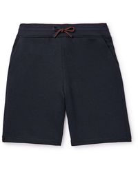Loro Piana - Straight-leg Cotton And Linen-blend Jersey Drawstring Shorts - Lyst