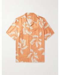 Dries Van Noten - Camp-Collar Floral-Print Silk-Twill Shirt - Lyst