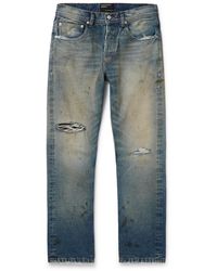 Enfants Riches Deprimes Corpse Pose Wide-Leg Distressed