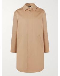 A.P.C. - Cotton-twill Trench Coat - Lyst