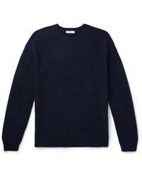 Boglioli - Brushed Wool And Cashmere-blend Sweater - Lyst