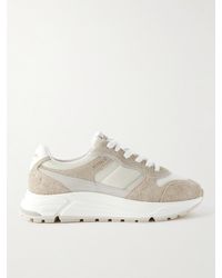 Axel Arigato - Rush Leather-trimmed Suede And Mesh Sneakers - Lyst