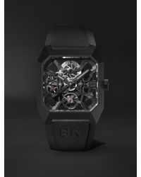 Bell & Ross - Br 03 Cyber Limited Edition Automatic 42mm Ceramic And Rubber Watch - Lyst