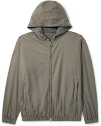 Loro Piana - Reversible Storm System® Windmate® Shell And Cashmere Hooded Bomber Jacket - Lyst