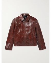 Acne Studios - Leather Blouson Jacket - Lyst