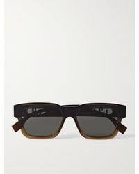 Fendi - O'Lock Sonnenbrille mit eckigem Rahmen aus Azetat - Lyst