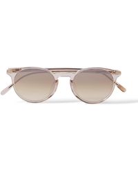 Oliver Peoples - N. 02 Sun Round-frame Acetate Sunglasses - Lyst