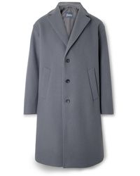 Herno - Wool-Blend Overcoat - Lyst