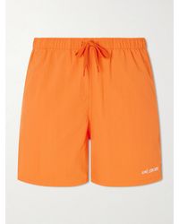 Aimé Leon Dore - Straight-Leg Logo-Embroidered Shell Drawstring Shorts - Lyst