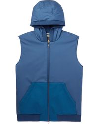 Loro Piana - Wallace Storm System® Cashmere-trimmed Padded Nylon Hooded Gilet - Lyst