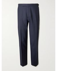 MR P. - Slim-fit Satin-trimmed Virgin Wool And Mohair-blend Tuxedo Trousers - Lyst