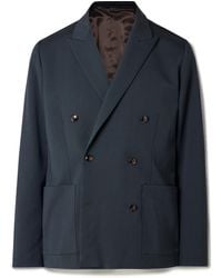 NN07 - Jordin 10002 Double-Breasted Wool-Blend Twill Suit Jacket - Lyst