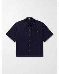Loewe - Anagram-Embroidered Cotton-Twill Shirt - Lyst