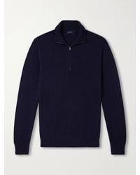 Thom Sweeney - Cashmere Half-Zip Sweater - Lyst