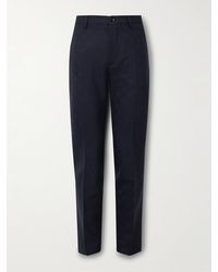 Etro - Slim-Fit Wool-Jacquard Suit Trousers - Lyst