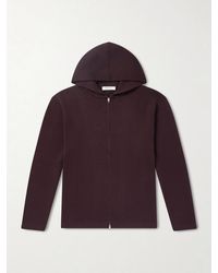 Umit Benan - Sunset Cashmere And Silk-blend Zip-up Hoodie - Lyst