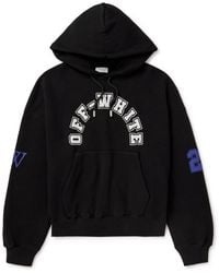Off-White c/o Virgil Abloh Oversize Football Logo Graphic Hoodie in ...