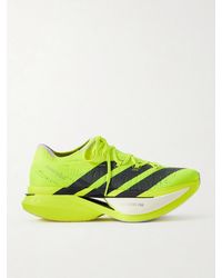 adidas Originals - Adizero Prime X3 Striped Rubber-Trimmed Strung Running Sneakers - Lyst