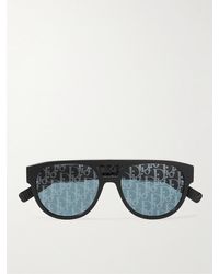 Dior - Blue With Pattern Mirror Pilot Sunglasses B23 R1i 10b8 54 - Lyst