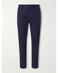 Brunello Cucinelli - Tapered Cotton And Wool-Blend Twill Chinos - Lyst